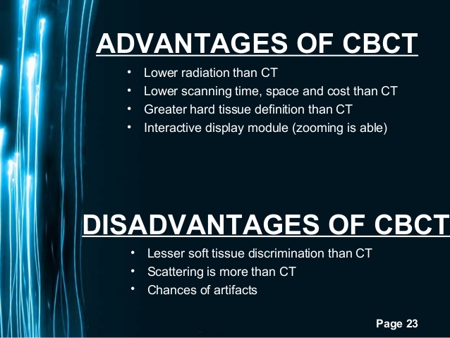CBCT Advantages and Limitations