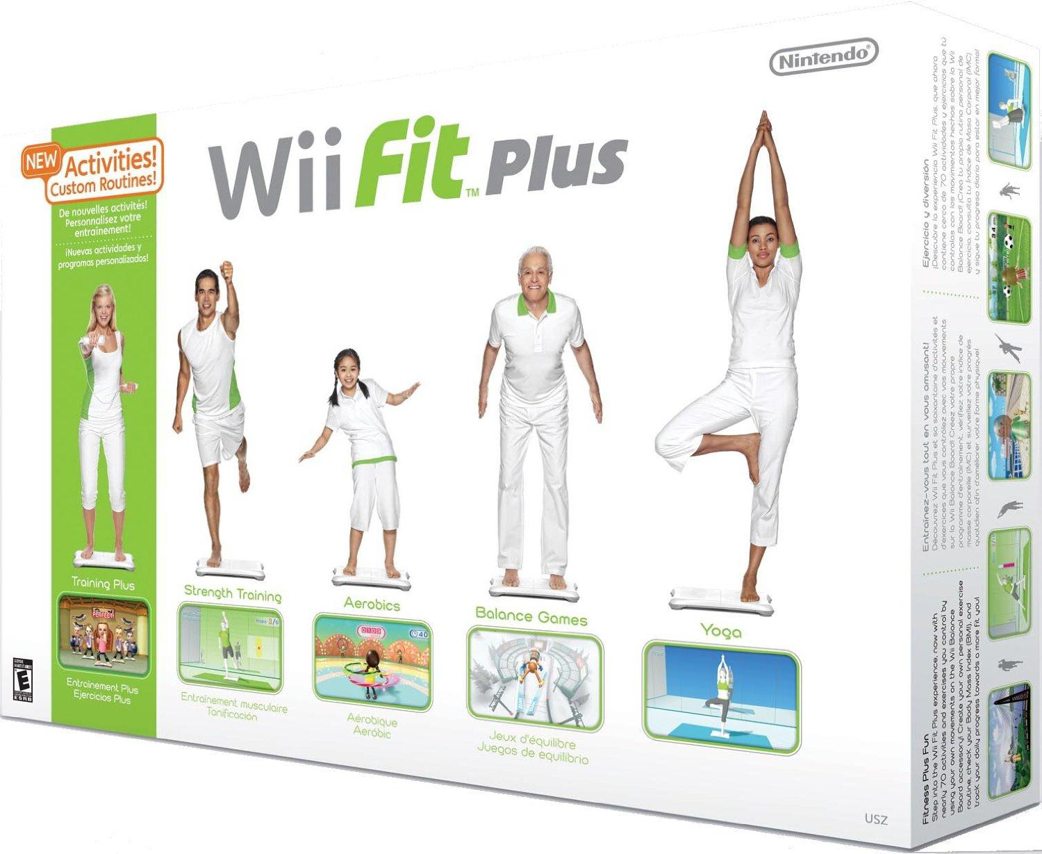 Figure 1. The Wii Fit Plus Packaging. Showing the use of the Wii Balance Board