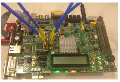 Virtex 5 FPGA on Xilinx XUPV5-LX110t board