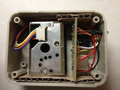 Dust Sensor and Power Board with Enclosure